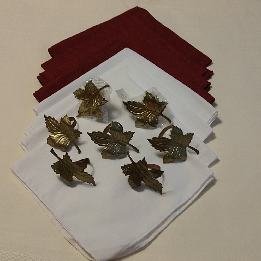Napkins and Napkin Rings